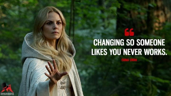 Changing so someone likes you never works.