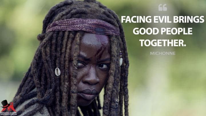 Facing evil brings good people together.