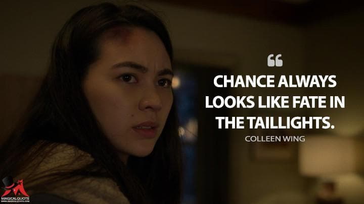 Chance always looks like fate in the taillights.