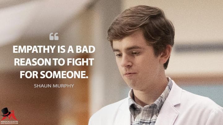 Empathy is a bad reason to fight for someone.