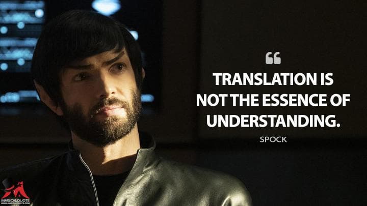 Translation is not the essence of understanding.