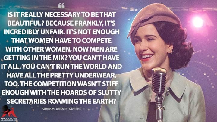 Is it really necessary to be that beautiful? Because frankly, it’s incredibly unfair. It’s not enough that women have to compete with other women, now men are getting in the mix? You can’t have it all. You can’t run the world and have all the pretty underwear, too. The competition wasn’t stiff enough with the hoards of slutty secretaries roaming the Earth?