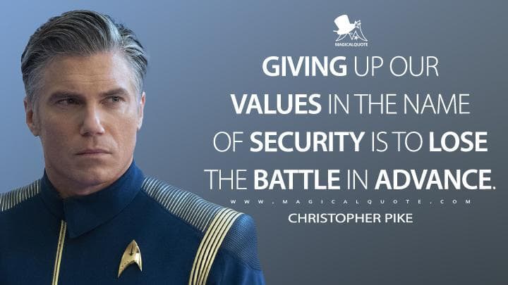 Giving up our values in the name of security is to lose the battle in advance.