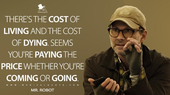 There’s the cost of living and the cost of dying. Seems you’re paying the price whether you’re coming or going.