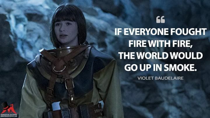 If everyone fought fire with fire, the world would go up in smoke.