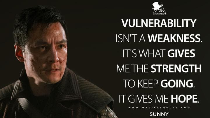 Vulnerability isn’t a weakness. It’s what gives me the strength to keep going. It gives me hope.