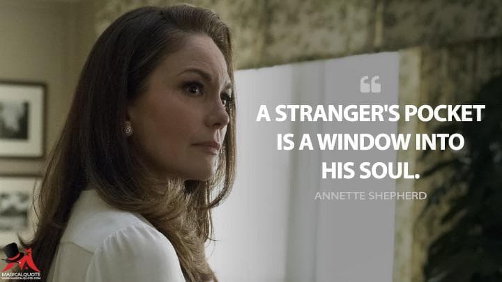 A stranger’s pocket is a window into his soul.