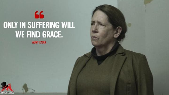 Only in suffering will we find grace.