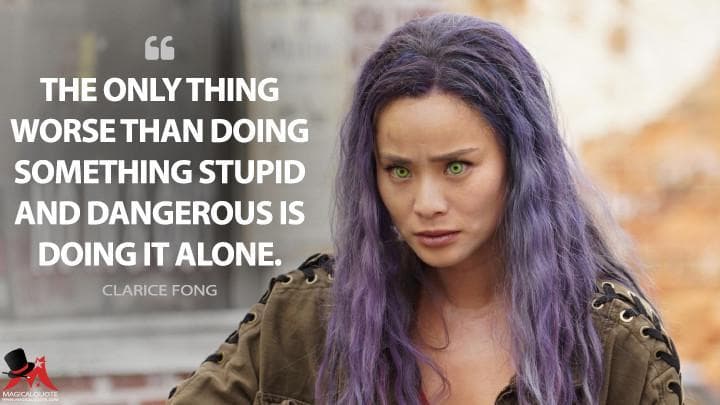 The only thing worse than doing something stupid and dangerous is doing it alone.