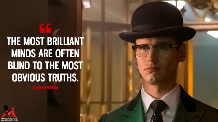 The most brilliant minds are often blind to the most obvious truths.