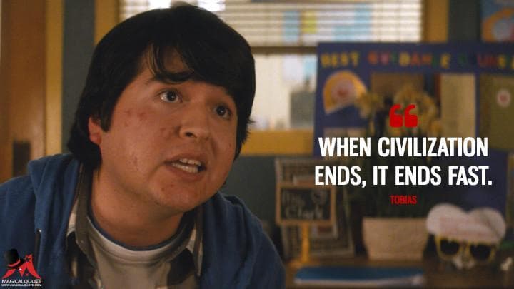 When civilization ends, it ends fast.